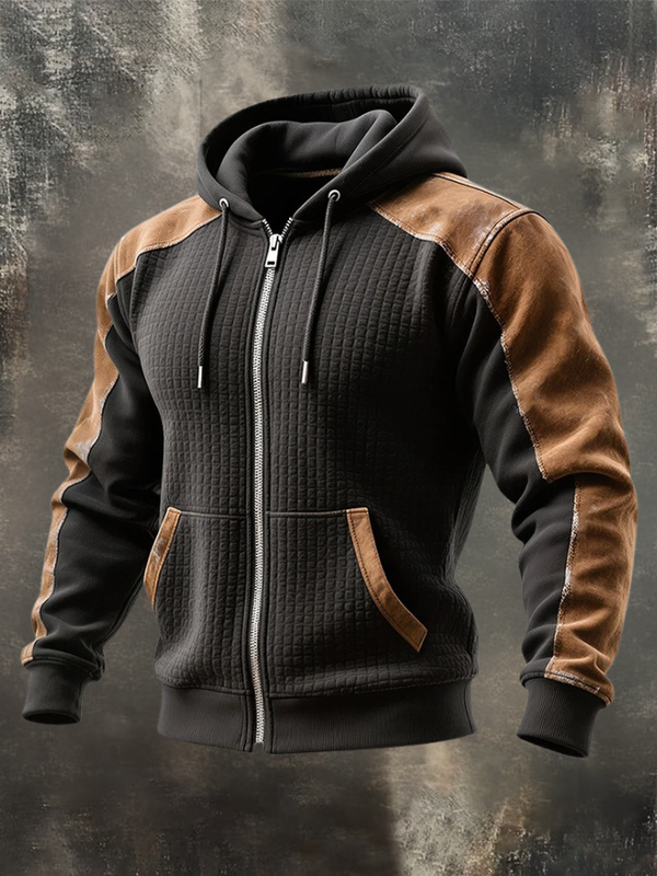 Adrian | Bluza z kontrastowymi rękawami